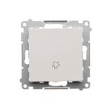 Simon 55 Przycisk zwierny /dzwonek/ szybkozłączka Jasnoszary mat