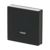 FUTURE Element obsługi z lampką neonową. czarny matowy