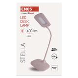 Lampa biurkowa LED STELLA różowa Z7602P EMOS