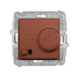 ICON Mechanizm elektronicznego regulatora temperatury z czujnikiem podpodłogowym terakota