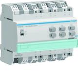 KNX s Sterownik załączający / żaluzjowy 16 A 6-/3-kr z detekcją prądu 4 mod TYA606E HAGER