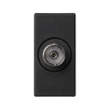 Simon Connect Płytka K45/2 gn. TV żeńskie 225x45mm+wkład szary grafit