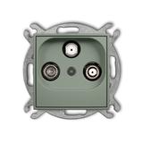 MINI Mechanizm gniazda multimedialnego 3F DATA (Vectra) taupe