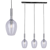 Milagro lampa wisząca Tango Clear 3xE14 chrom ML6164