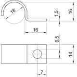 Obejma mocująca 1015 18G Obo Betterman