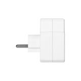 Rozgałęźnik 2x2P+Z (Schuko) z włącznikiem, biały OR-AE-13187(GS) ORNO