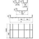 Korytko siatkowe KDS100H35/3E
