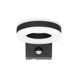 HOWLIT LED 20W oprawa ogrodowa z czujnikiem ruchu 1800lm IP65 4000K czarna AD-OP-6205BLPMR4 ORNO