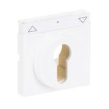 CARAT/FUTURE/SOLO/AXCENT  Pokrywa z polem opisowym. Z nadrukiem Do wyłącznika na klucz i wyłącznika/