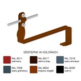 AN-28F/LA/-N Uchwyt dach.prof.skr.Z-śr. WZÓR 10 H=10cm /LA/