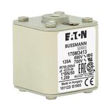 FUSE 125A 690V 1*BN/50 AR UC Wkładka szybka 125A AC 690V rozmiar 1 45x59x51 mm aR I 170M3413 EATON