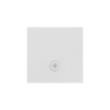 Simon 55 Klawisz pojedynczy z oczkiem z piktogramem krzyżowym do: SW7M Jasnoszary mat