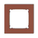 MINI Ramka uniwersalna pojedyncza kwadratowa z tworzywa terakota