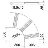 SLZB L 90 300 A2 Łuk 90°