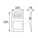 Lampa solarna LED NUMERO LED 0,12W 6500K