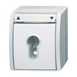 OCEAN Wyłącznik/przycisk żaluzjowy Wyłącznik schodowy 2-biegunowy, IP 44 biały alpejski 2CKA001101A0924 ABB
