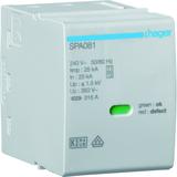 SPD Moduł T1 1P sieć TN-S/TN-C/TT(L-N) Iimp=25kA Up?1,5kV In=25kA do SPA80x SPA081 HAGER
