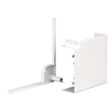 Optiline 45 - kolano 90° - 140 x 55 mm - PC/ABS - biel polarna