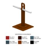 AN-11A/LA/-N Uchwyt na płytce stalowej H=12cm Z-zagięcie /LA/