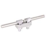 Zacisk KS, 2-częściowy M10, St/tZn