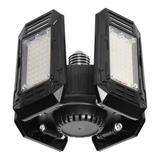 SYRIUSZ LED lampa warsztatowa składana 4-skrzydłowa, E27, 72W, 4000K, 6480lm