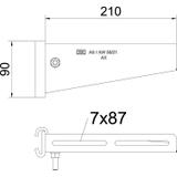 AS 55 21 FT, Wysięgnik do wieszaka