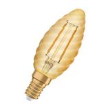 Lampa LED Vintage 1906 CL BW Filament szkło przezroczyste GOLD 12 non-dim 1,5W 824 E14