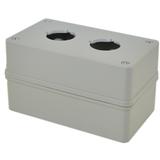 Kaseta KP2 otwory fi30mm 2 dławiki Dp11 szara