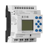 EASY-E4-UC-12RC1P easyE4 Push-in 12-24VDC 24VAC 8DI(4AI) 4DO-R z wyświetlaczem 197504 EATON
