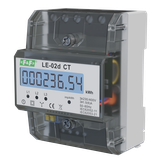 licznik energii elektrycznej - trójfazowy z programowalną przekładnią, wyświetlacz LCD, kl.1