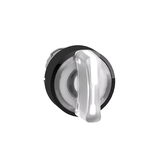 Harmony XB4 Przełącznik 3 położeniowy fi22 biały stabilny LED metalowy okrągły ZB4BK13137 Schneider