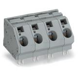 listwa zaciskowa do pł. drukowanych 5-bieg. szara raster 15 mm