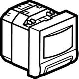 MOSAIC OŚWIETLENIE PRZESZKODY Z CZUJNIKIEM RUCHU - 2 MODUŁY BIAŁE 0,2/1W 230V~, Legrand
