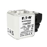 FUSE 315A 690V 1*GKN/50 AR UC Wkładka szybka 315A AC 690V rozmiar 1 45x59x51 mm aR, 170M3567 EATON