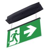 Oprawa awaryjna P/T SUPREMA LED D-std SA 3H AT IP54 PT-S [BLK]