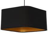 Milagro lampa wisząca Napoli E27 czarno/złota ML6368