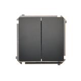 Simon Basic Łącznik schodowy podwójny 10A 250V zaciski śrubowe grafit matowy BMW6/2.01/28 KONTAKT