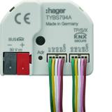 KNX e/s secure Wejście przyciskowe z wyjściem sterującym LED, 4-we + 4-wy TYBS794A HAGER