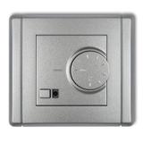 FLEXI Elektroniczny regulator temperatury z czujnikiem powietrznym srebrny metalik 7FRT-2 KARLIK