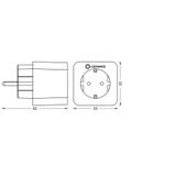 Gniazdko SMART+ ZB PLUG FS1
