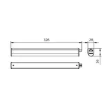 Oprawa LED belka Ledinaire BN021C 5W 480lm IP20 3000K barwa ciepła LED5S/830 L300 5 lat gw. PHILIPS