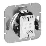 Łącznik podtynkowy jednobiegunowy Pearl, 10A, 250V, WP-1P, srebrny