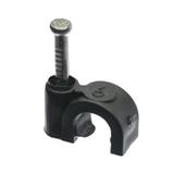 uchwyt kabl.D fi6mm czarny, 100