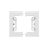 Simon 55 Puszka natynkowa pojedyncza składana do ramek LINE/DUO (1 szt TSC/. = 2 elementy) Jasnoszar