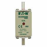 FUSE NH SIZE NH00 AM 63A 500V Wkładka NH00 63A 500V AM podwójny wskaźnik 63NHM00B EATON