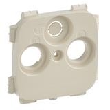 Valena Allure Plakietka Kremowa Gniazda Tv-Rd-Sat ( 2-3 Otwory Plakietka Do Gniazd Innych Producentów ) 754806 LEGRAND