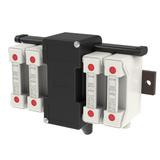 RED SPOT FUSEBANK 63A 660V AC 4 WAY WH RED SPOT Podstawa bezpiecznikowa 63A 660V AC 4P Biała RSFB634