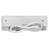 Gniazdo meblowe narożne 2xUSB kuchnia biało-srebrne OR-GM-9039/W-G VIRONE