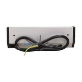 Gniazdo meblowe 3x2P+Z, schuko, czarno-srebrne OR-GM-9001/B-G(GS) ORNO