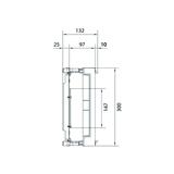 univers N 300x500mm podzespół dla wyłączników mocy H3+ 2xP160 UK22LH0 HAGER